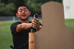 Japanese Security Guards train with OC spray