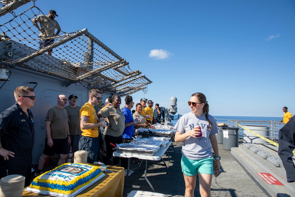 USS Leyte Gulf (CG 55) Turns 35