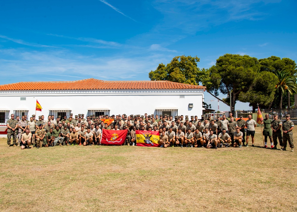 U.S., Spanish and Italian Marines Meet at FASTEUR H.Q.