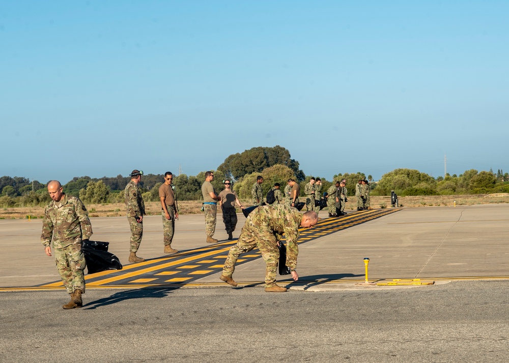 NAVSTA Rota Performs FOD Walkdown