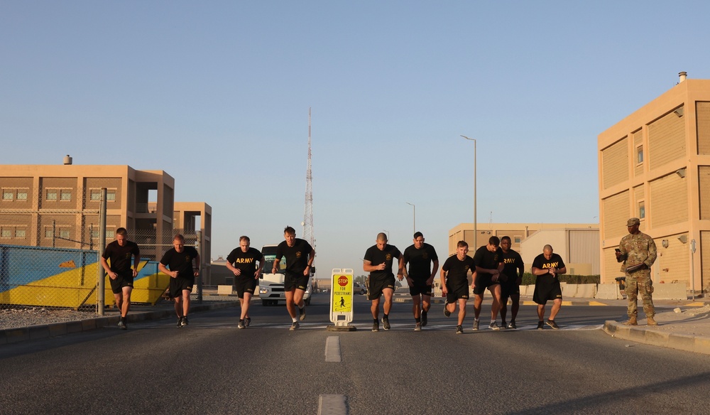 Area Support Group – Kuwait Conducts ACFT, Sept. 2022