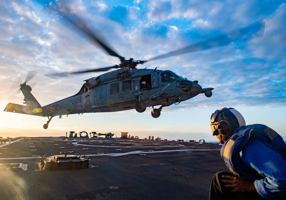 USS Milius (DDG 69) Conducts Operations In The Tokyo Bay