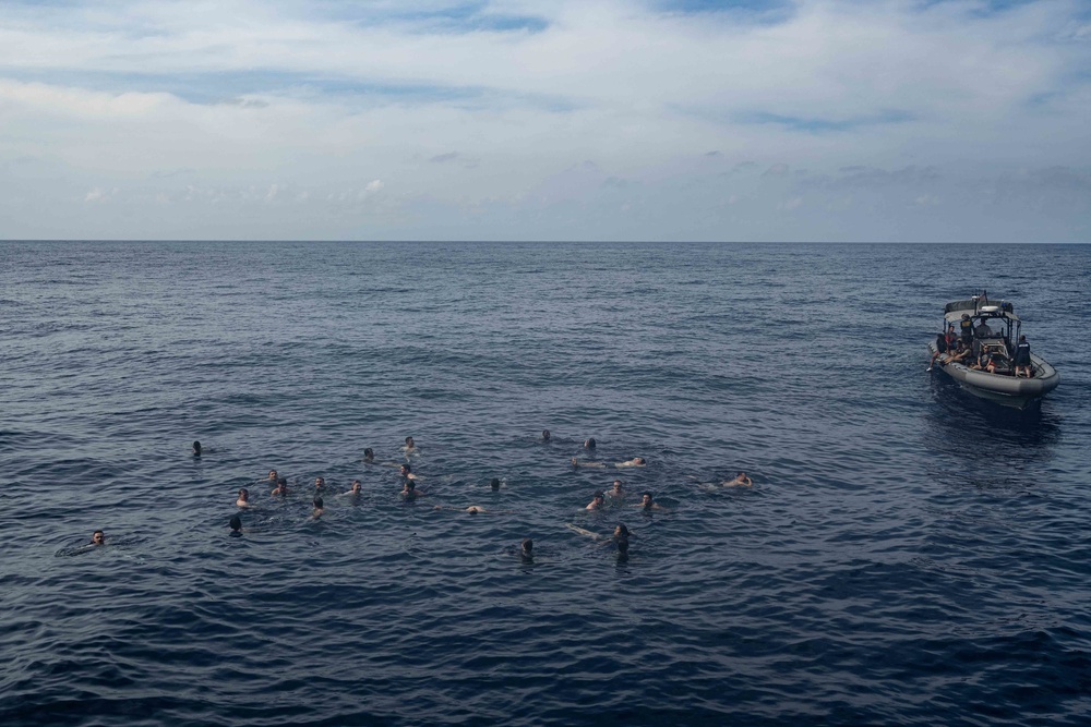 Swim Call aboard USS New Orleans September 25, 2022