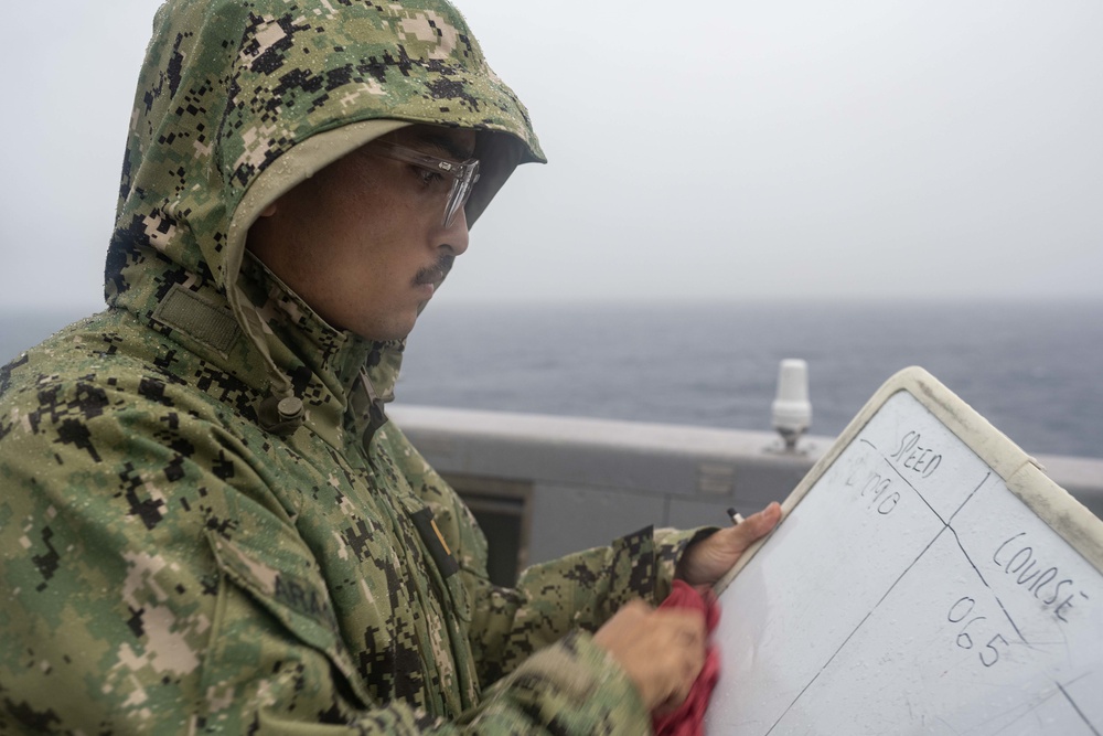 Underway Replenishment-at-Sea aboard USS New Orleans September 25, 2022