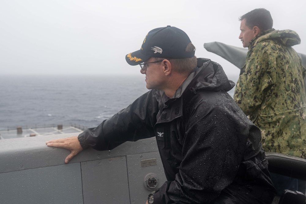 Underway Replenishment-at-Sea aboard USS New Orleans September 25, 2022