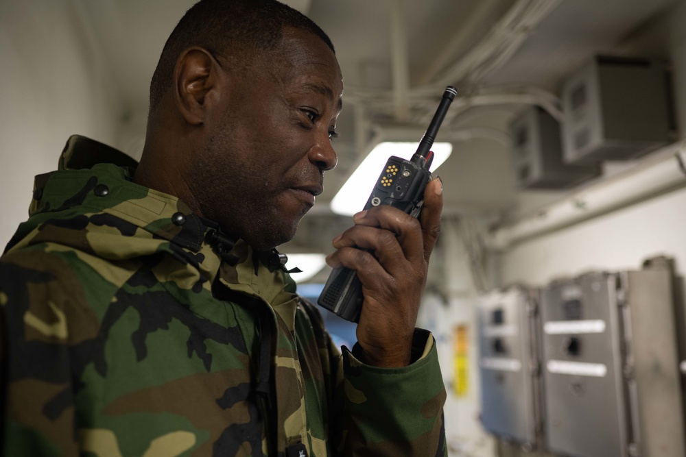 Underway Replenishment-at-Sea aboard USS New Orleans September 25, 2022