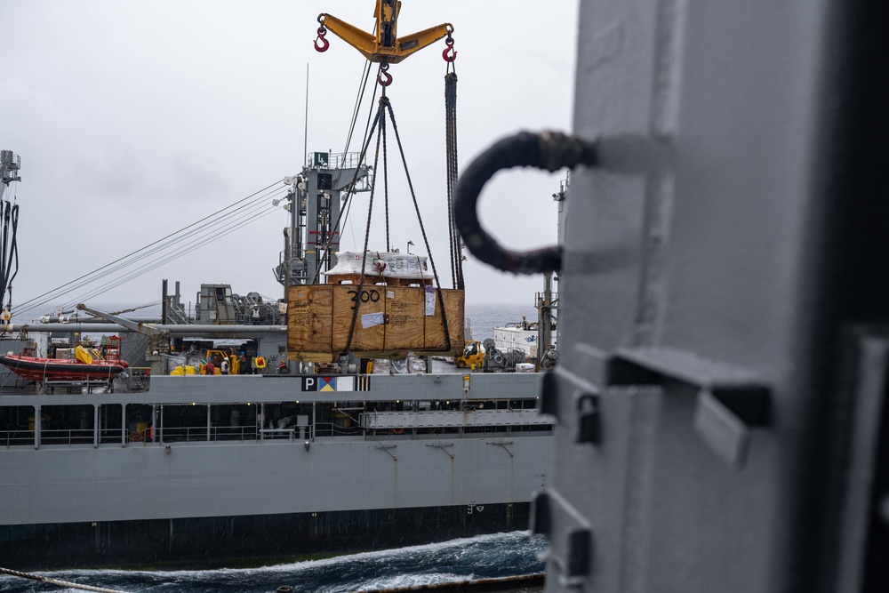 Underway Replenishment-at-Sea aboard USS New Orleans September 25, 2022