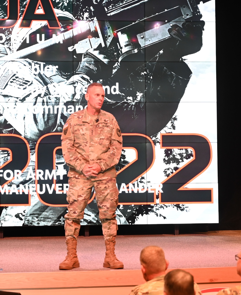 Lt. Gen. Daniel L. Karbler speaks at the ADA Symposium 2030 - Enabling the Maneuver Commander