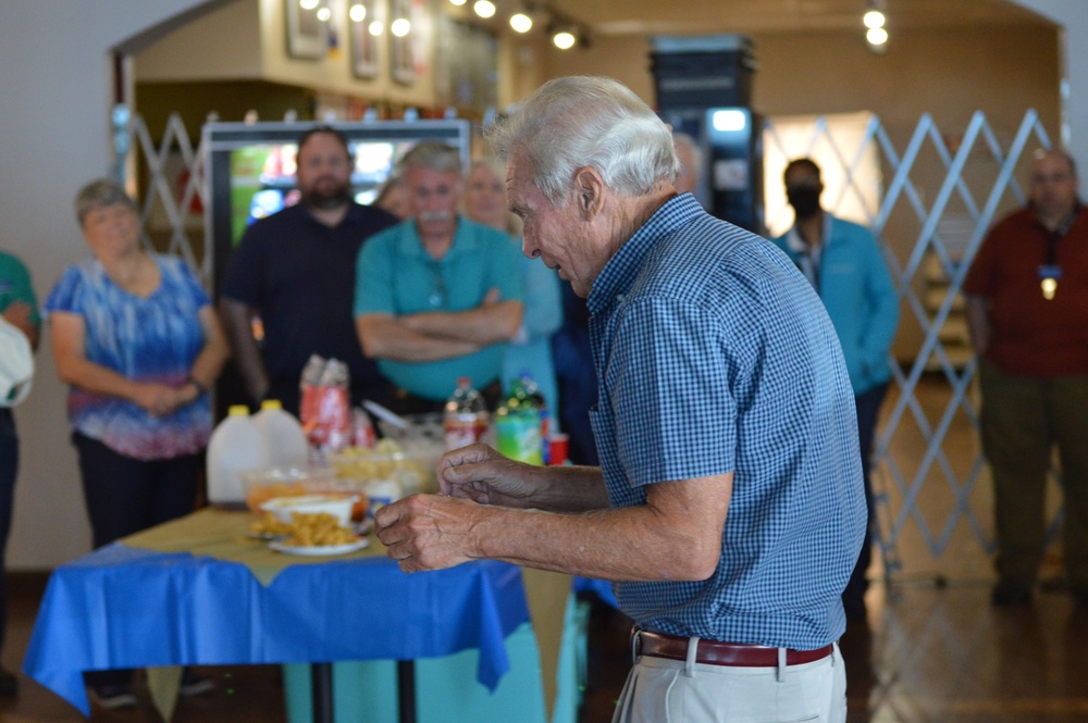 Naval Museum hosts a retirement celebration for longtime staff member