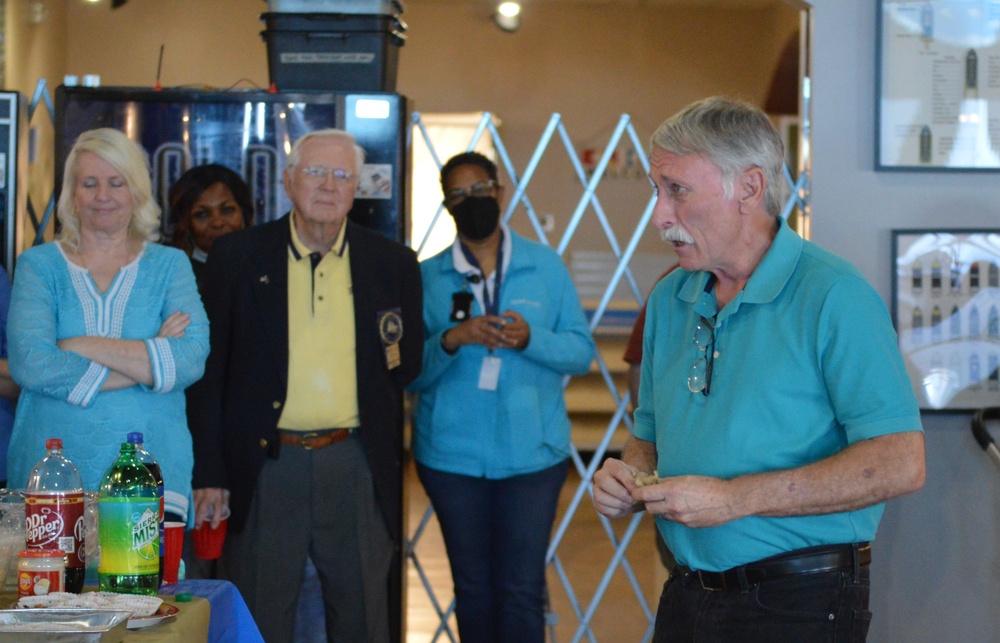 Naval Museum hosts a retirement celebration for longtime staff member