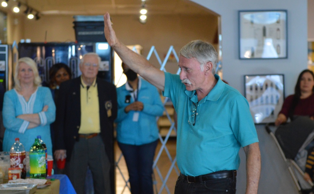 Naval Museum hosts a retirement celebration for longtime staff member