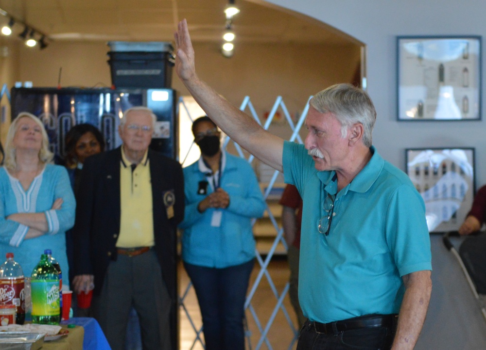 Naval Museum hosts a retirement celebration for longtime staff member