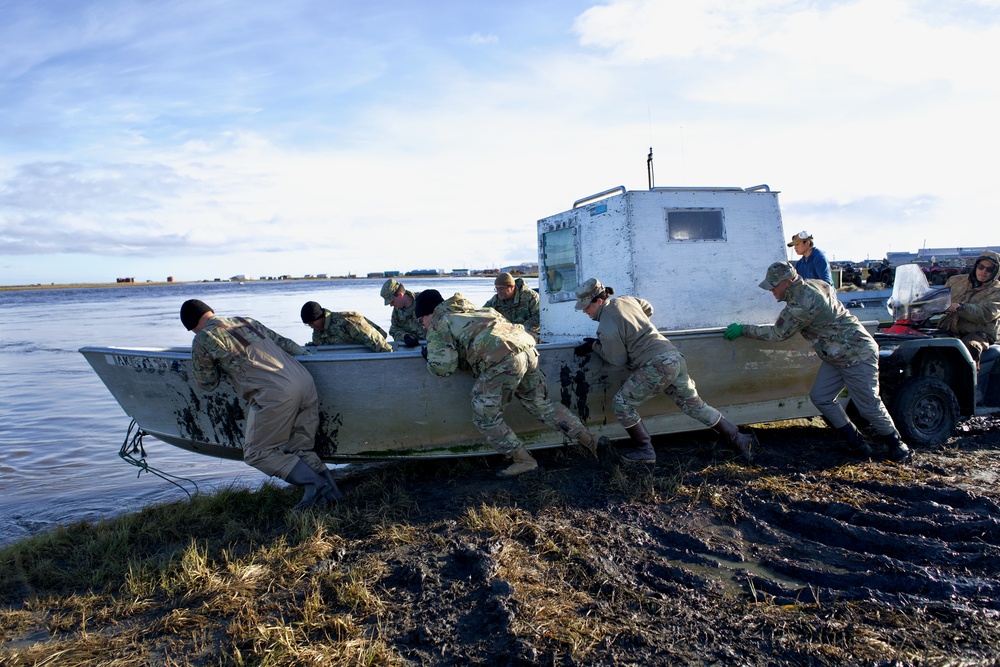 Alaska National Guardsmen assist community of Kipnuk in storm recovery efforts for Operation Merbok Repsonse