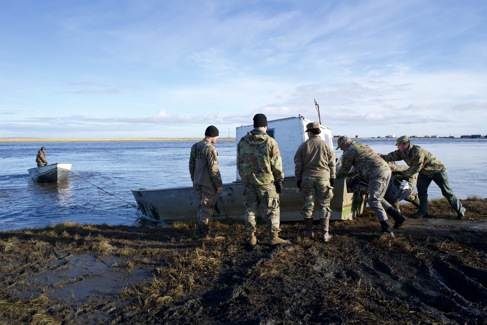 Alaska National Guardsmen assist community of Kipnuk in storm recovery efforts for Operation Merbok Repsonse