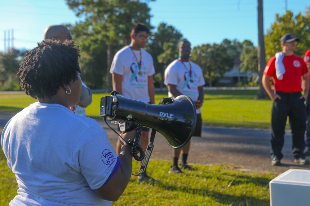 Fort Stewart Soldiers participate in NAACP Suicide Prevention and Awareness Walk
