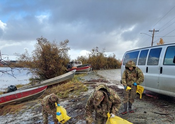 Joint Task Force - Bethel clears storm debris for Operation Merbok Response