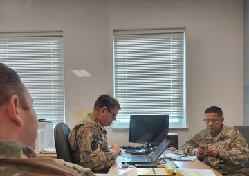 Joint Task Force - Bethel receives mission updates for Operation Merbok Response