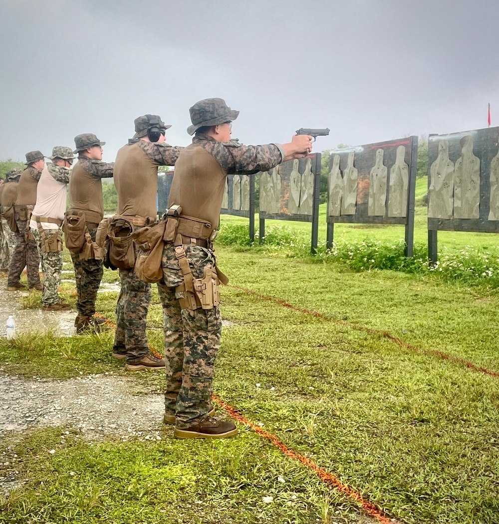 Maritime Expeditionary Security Group (MESG) 1 Training Evaluation Unit Live Fire training