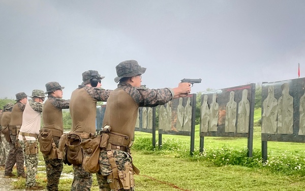 Maritime Expeditionary Security Group (MESG) 1 Training Evaluation Unit Live Fire training