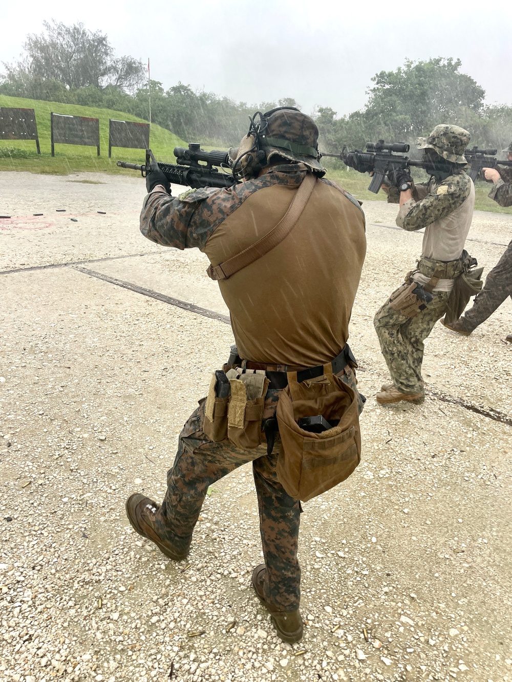 Maritime Expeditionary Security Group (MESG) 1 Training Evaluation Unit Live Fire training