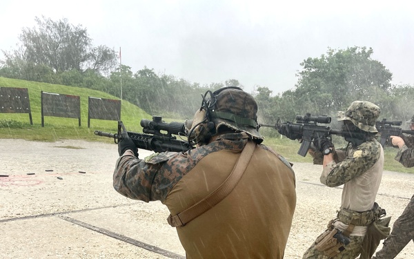 Maritime Expeditionary Security Group (MESG) 1 Training Evaluation Unit Live Fire training