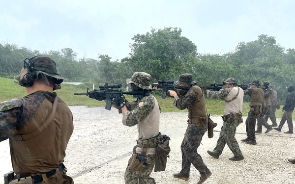Maritime Expeditionary Security Group (MESG) 1 Training Evaluation Unit Live Fire training