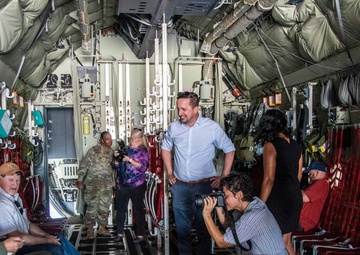 Local media invited to NAS JRB Fort Worth, toured aircraft