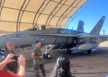Local media invited to NAS JRB Fort Worth, toured aircraft