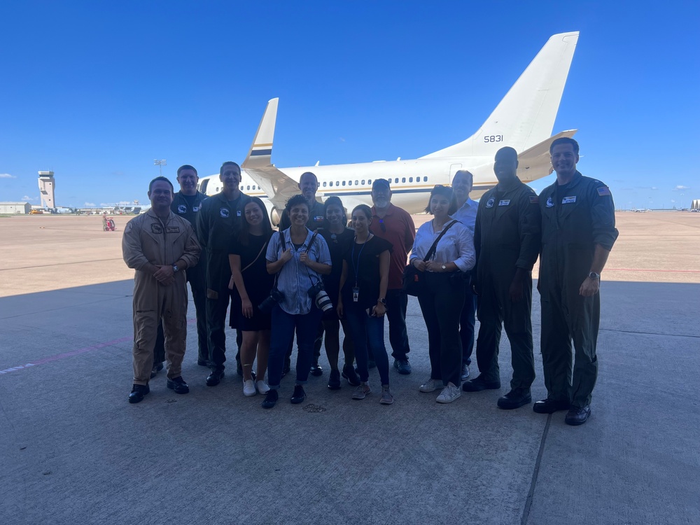 Local media invited to NAS JRB Fort Worth, toured aircraft