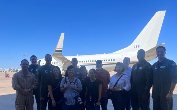 Local media invited to NAS JRB Fort Worth, toured aircraft