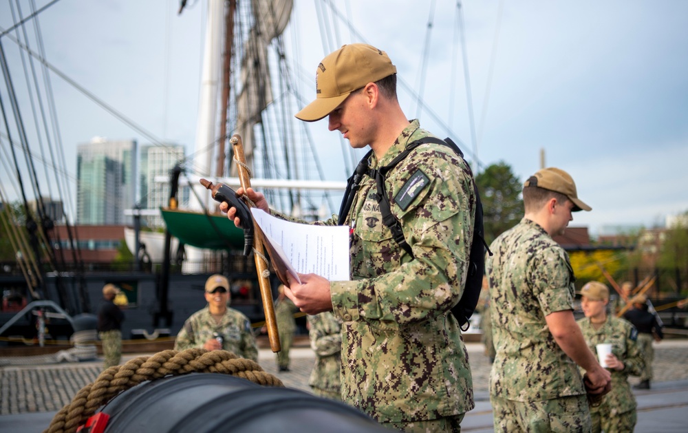 USS Constitution Host Chief Petty Officer Heritage Weeks