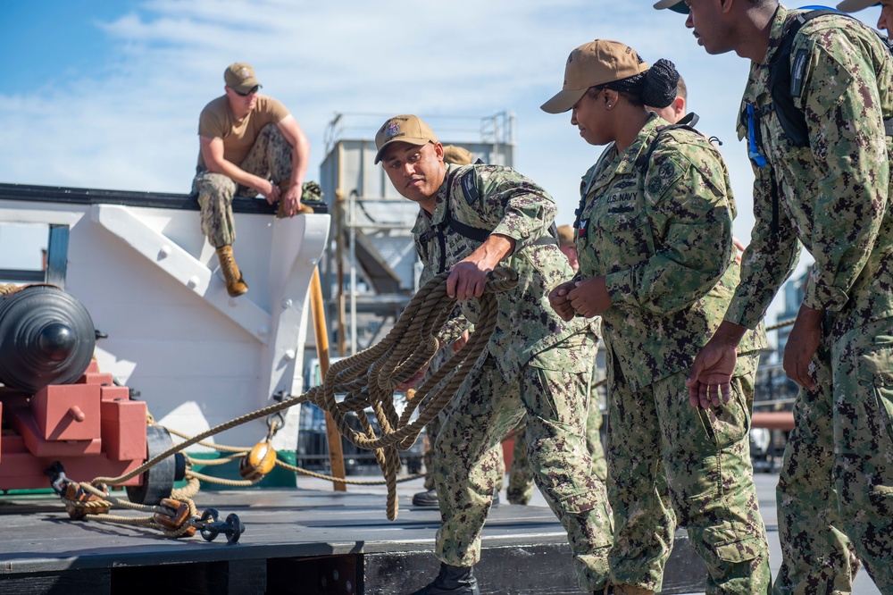 USS Constitution Host Chief Petty Officer Heritage Weeks