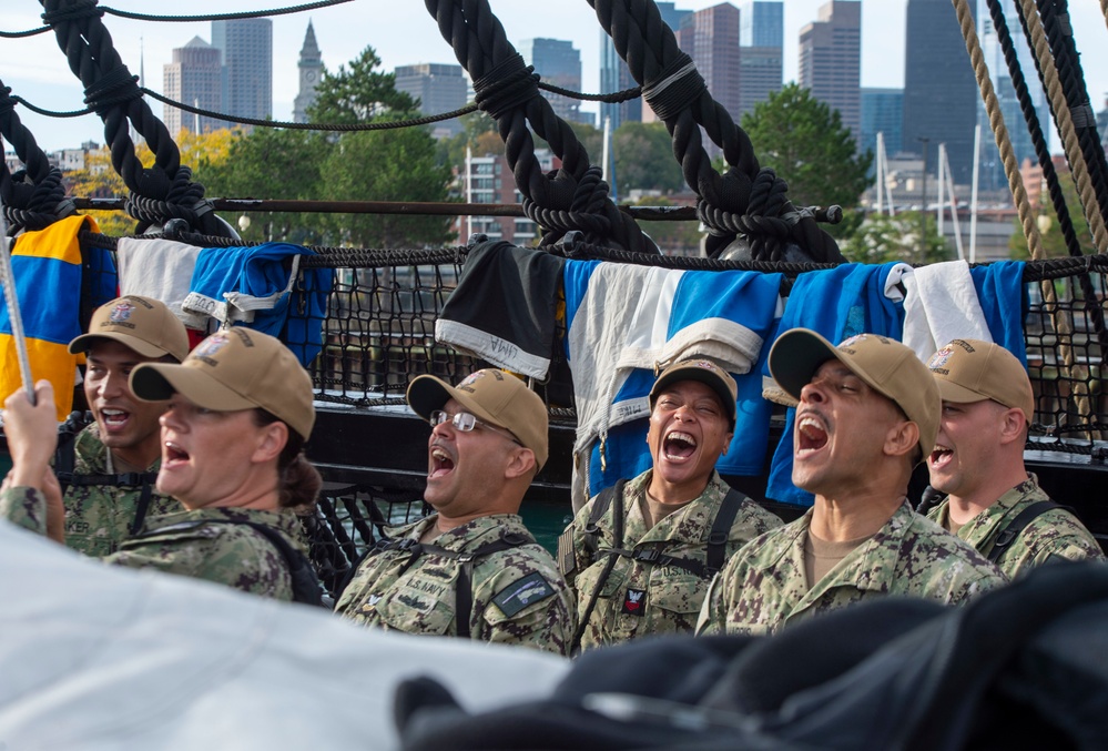 USS Constitution Host Chief Petty Officer Heritage Weeks