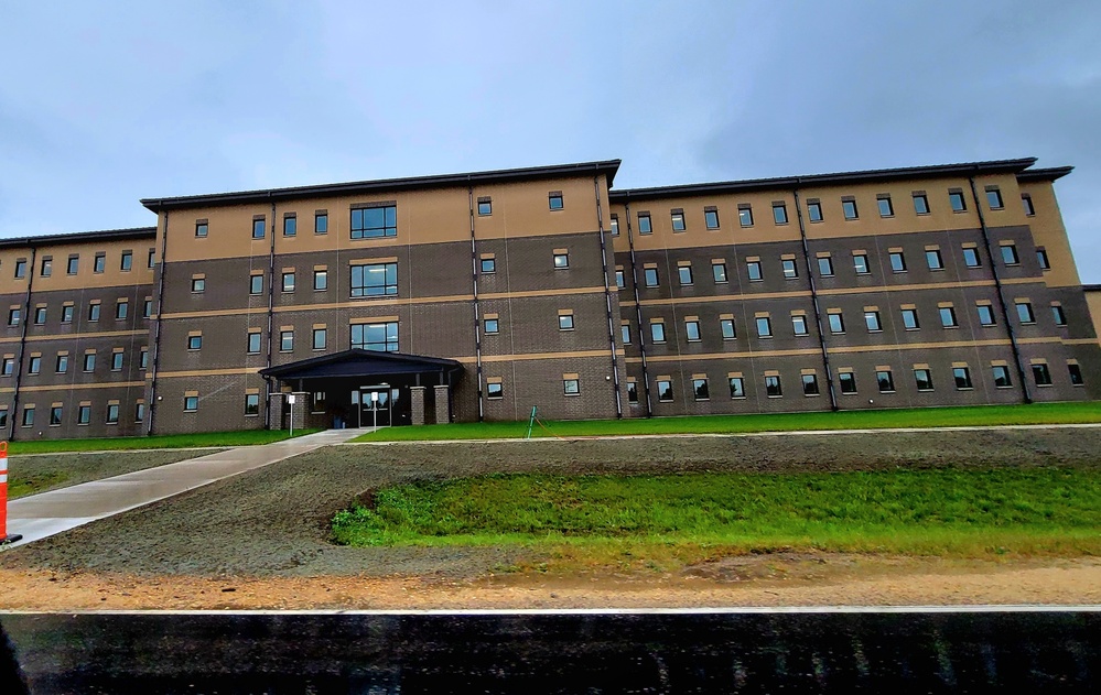 Fort McCoy’s FY 2020-funded barracks construction project now at 97 percent complete