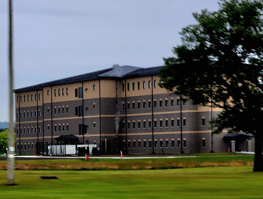 Fort McCoy’s FY 2020-funded barracks construction project now at 97 percent complete