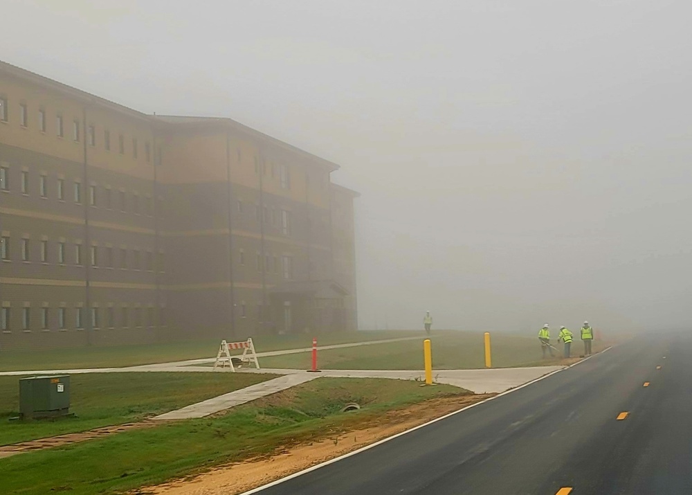 Fort McCoy’s FY 2020-funded barracks construction project now at 97 percent complete