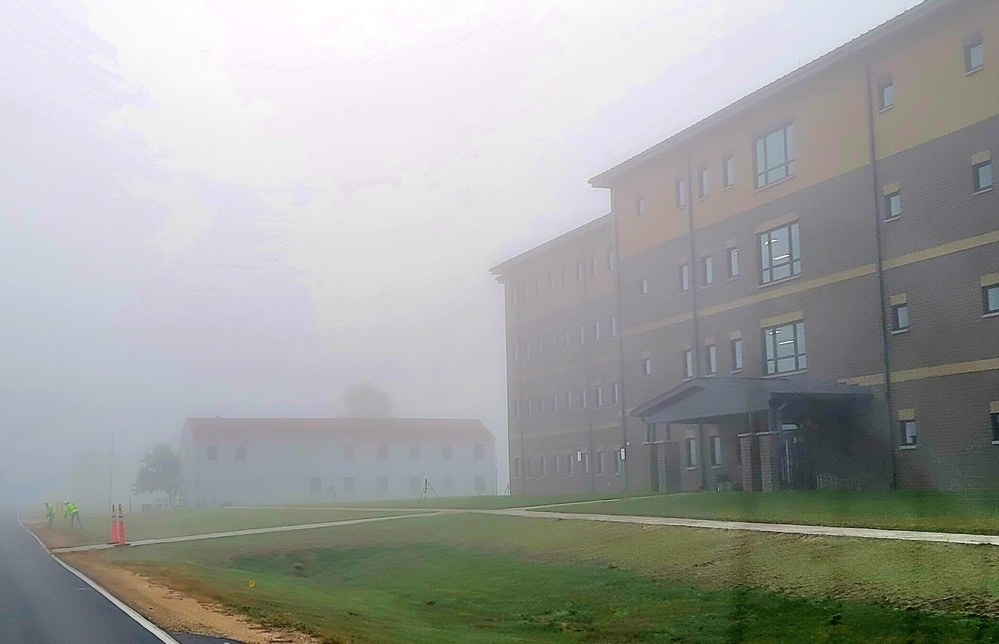 Fort McCoy’s FY 2020-funded barracks construction project now at 97 percent complete