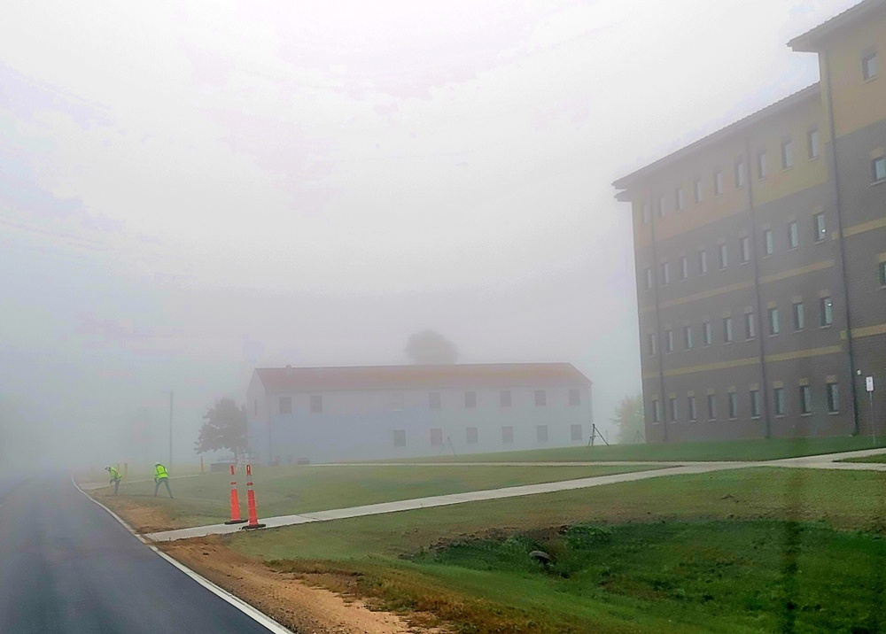 Fort McCoy’s FY 2020-funded barracks construction project now at 97 percent complete