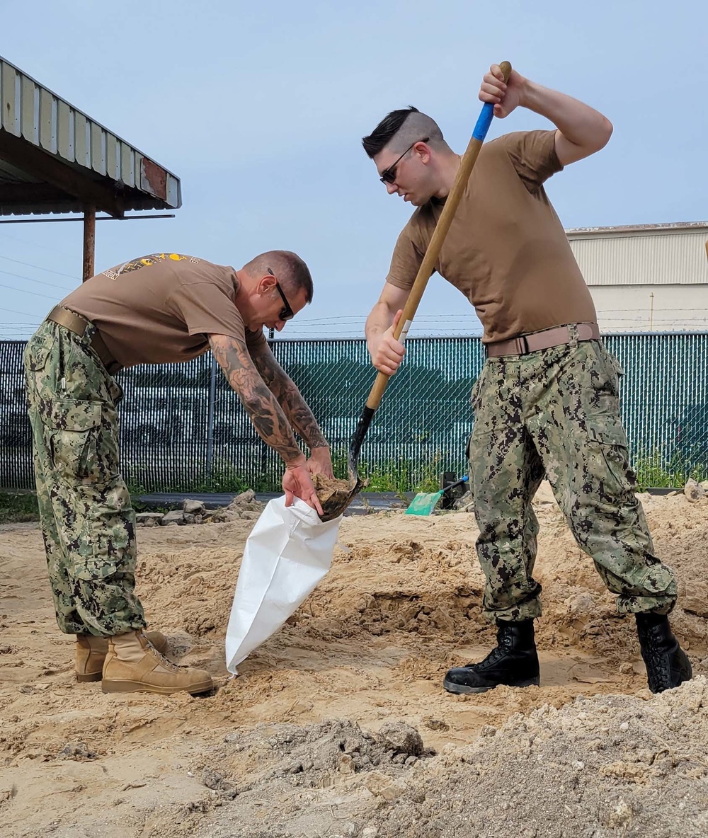 Naval Air Station Jacksonville prepares for Hurricane Ian.