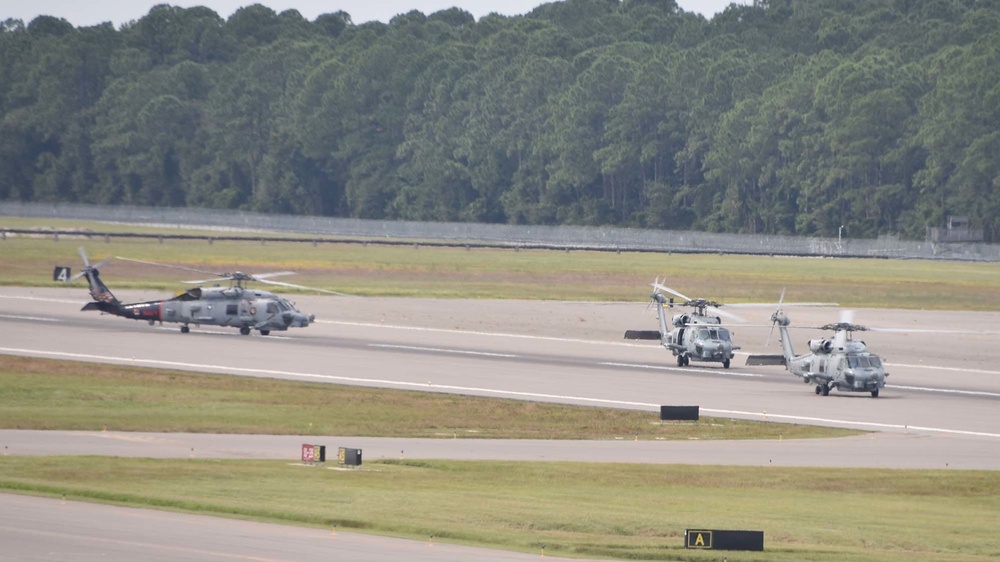 Naval Air Station Jacksonville prepares for Hurricane Ian.