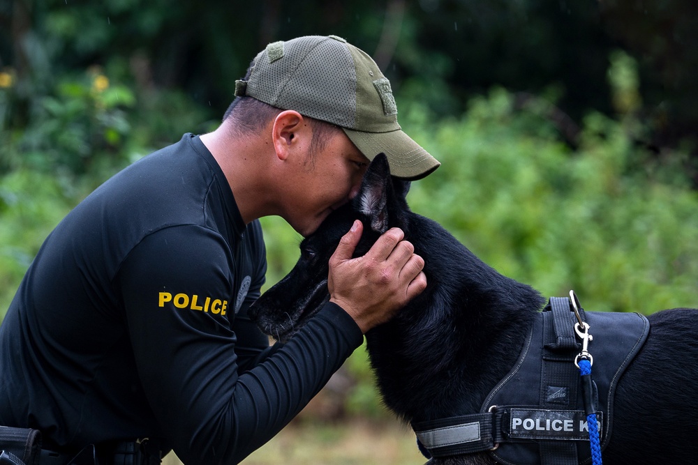 736 SFS hosts MWD Immersion Course with Guam Agencies