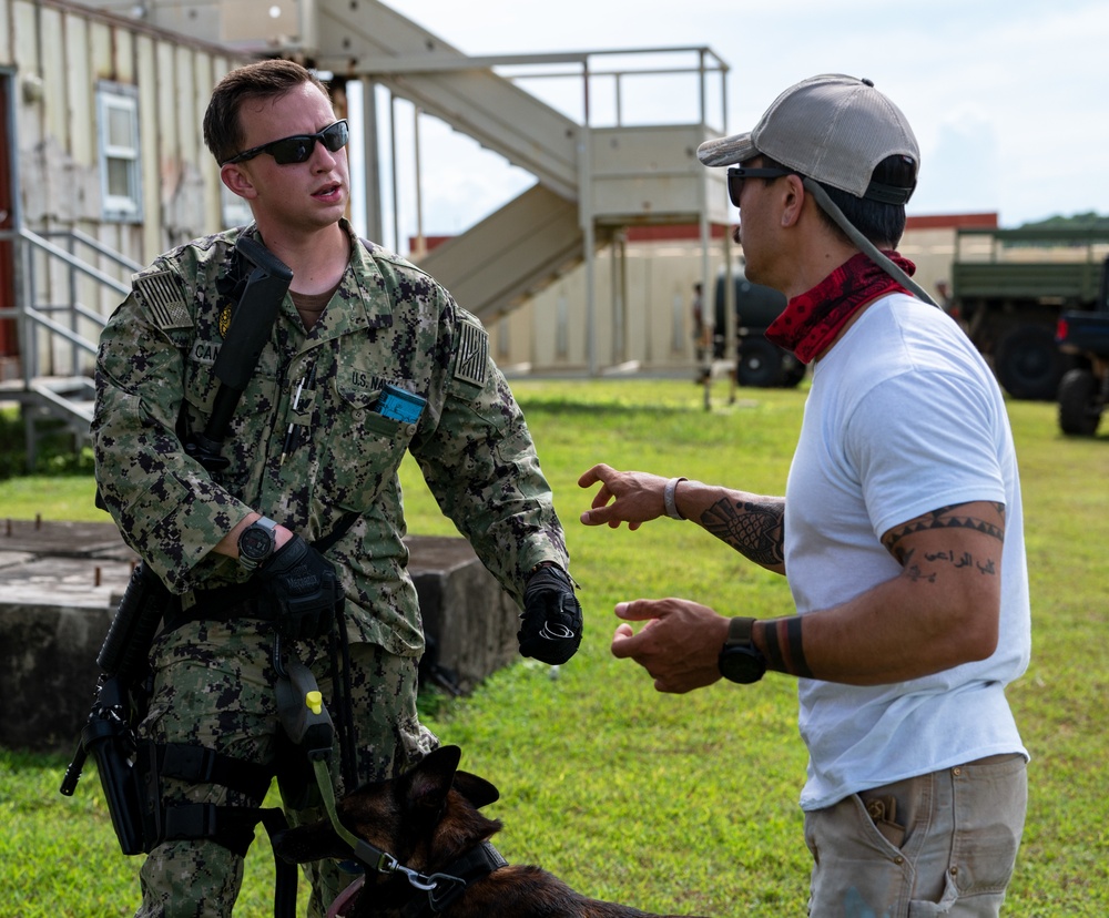 736 SFS hosts MWD Immersion Course with Guam Agencies