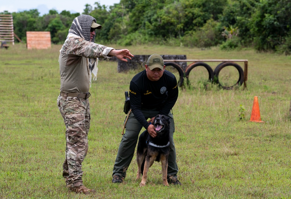 736 SFS hosts MWD Immersion Course with Guam Agencies