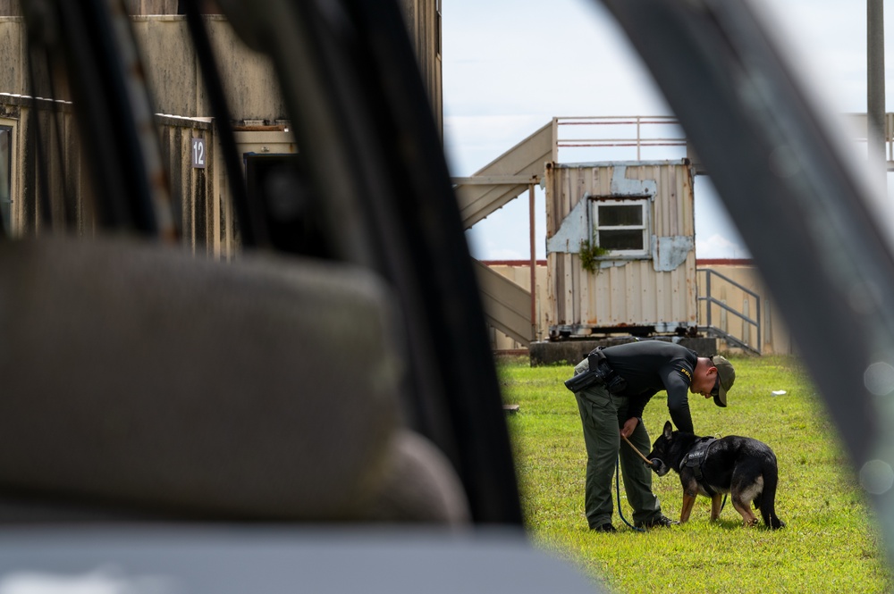 736 SFS hosts MWD Immersion Course with Guam Agencies