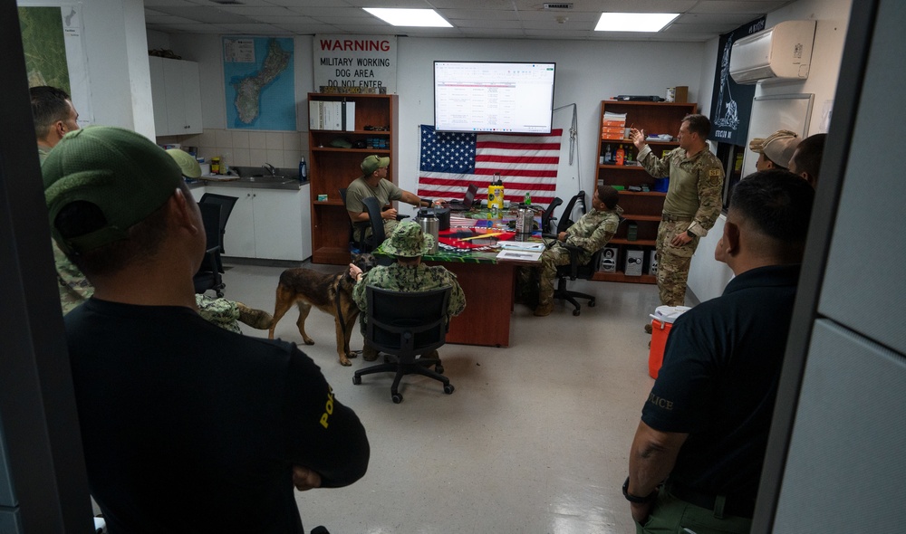 736 SFS hosts MWD Immersion Course with Guam Agencies