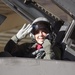 Honorary commander takes flight