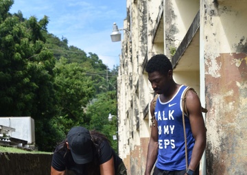 USNS Burlington Gives Back to Grenadian Community at School