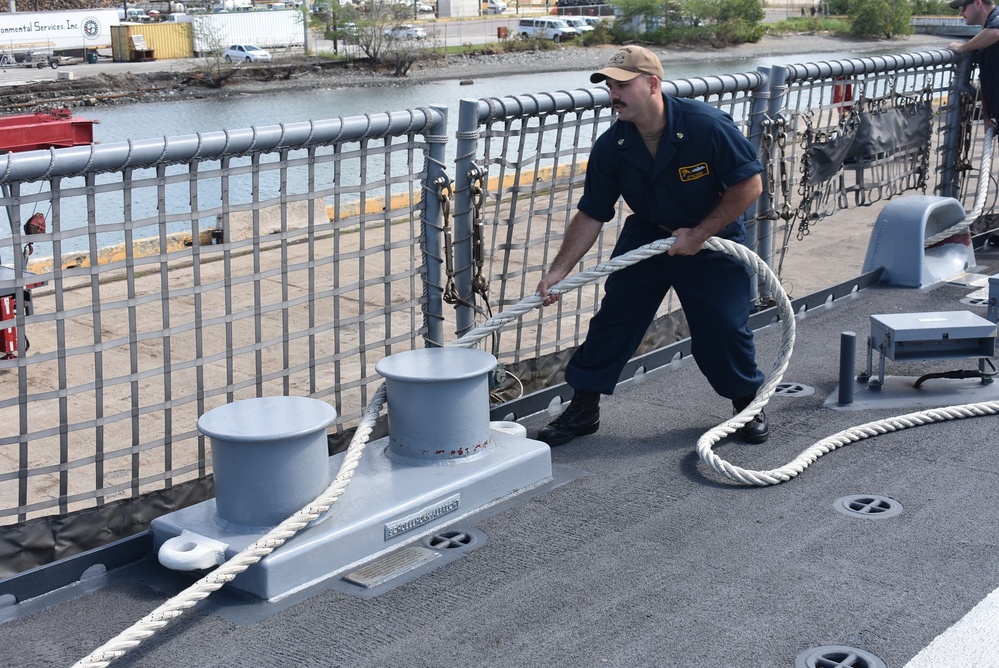 USS Billings Arrives in Ponce, Puerto Rico