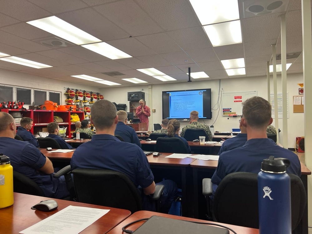 U.S. Navy General Shipboard Damage Control training