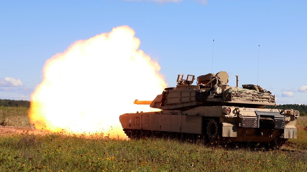 GREYWOLF Fires M1A2 SepV3 Main Battle Tank at Gunnery Qualification